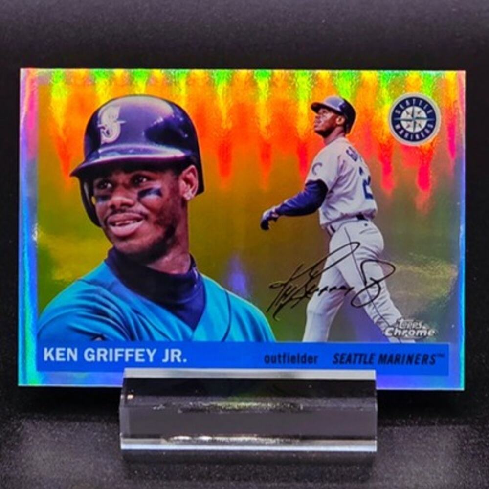 Ken Griffey Jr. SSP Image Variation Topps Chrome Seattle Mariners Star Case Hit